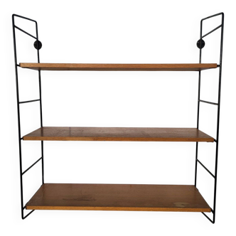 String shelf 1950 wood metal