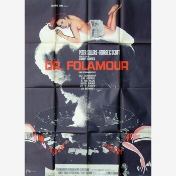 Original movie poster 1964.Staley Kubrick, Dr. Folamour, model B