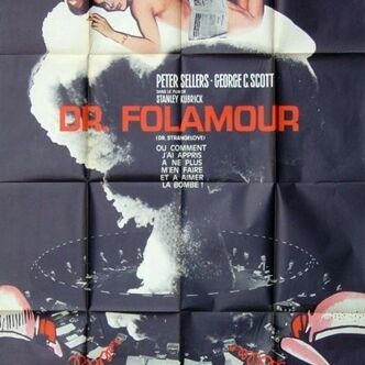 Original movie poster 1964.Staley Kubrick, Dr. Folamour, model B