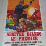An original western folded movie poster 1971: Shoot Django the first