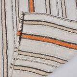 Stripe Anatolian Hemp Kilim Rug sku 3681