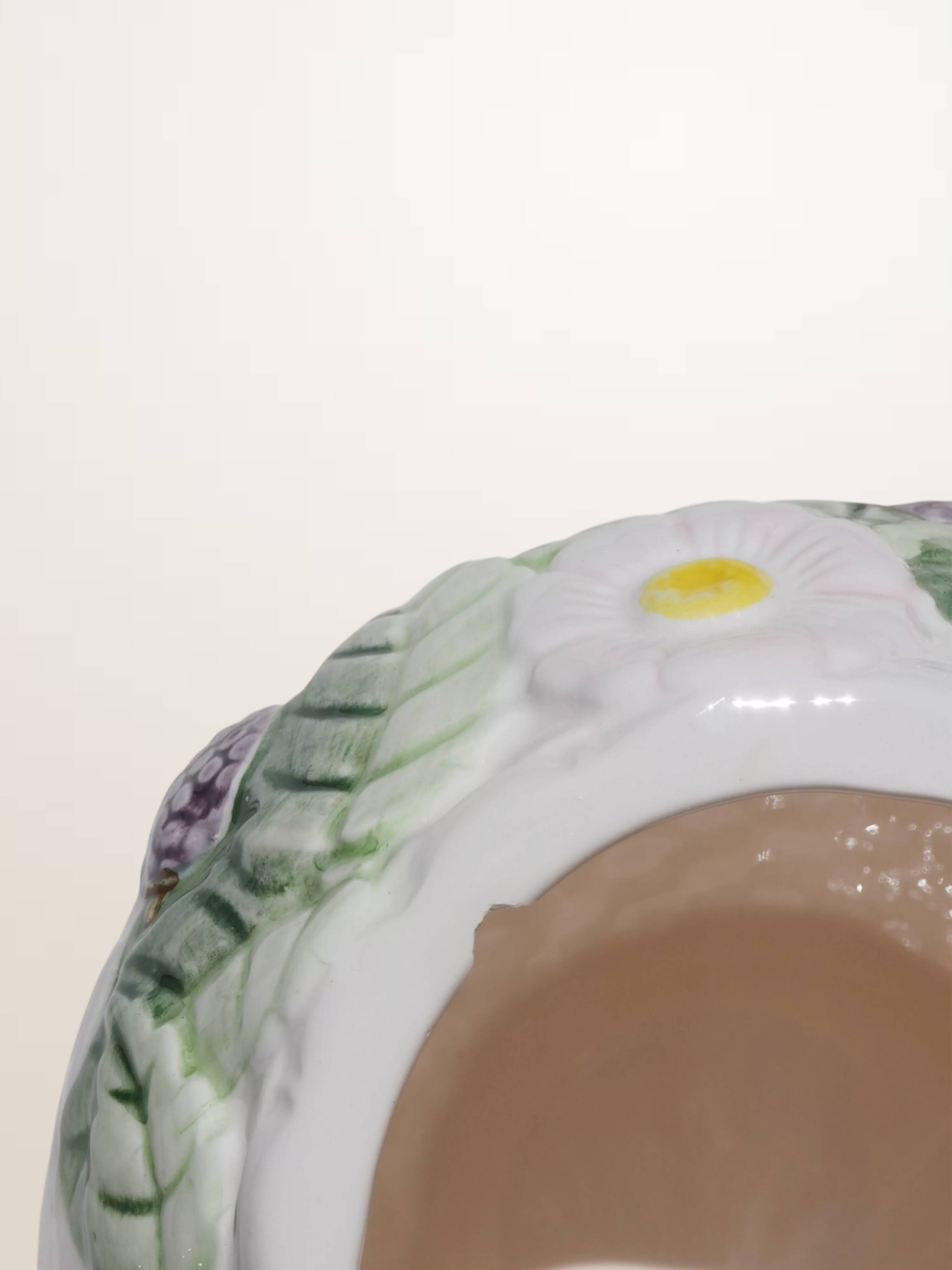 Fruit earthenware teapot