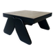 Vintage brutalist coffee table, 1970s