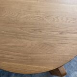 Table basse Guéridon Bas, Jean Prouvé – Édition Vitra – Chêne naturel