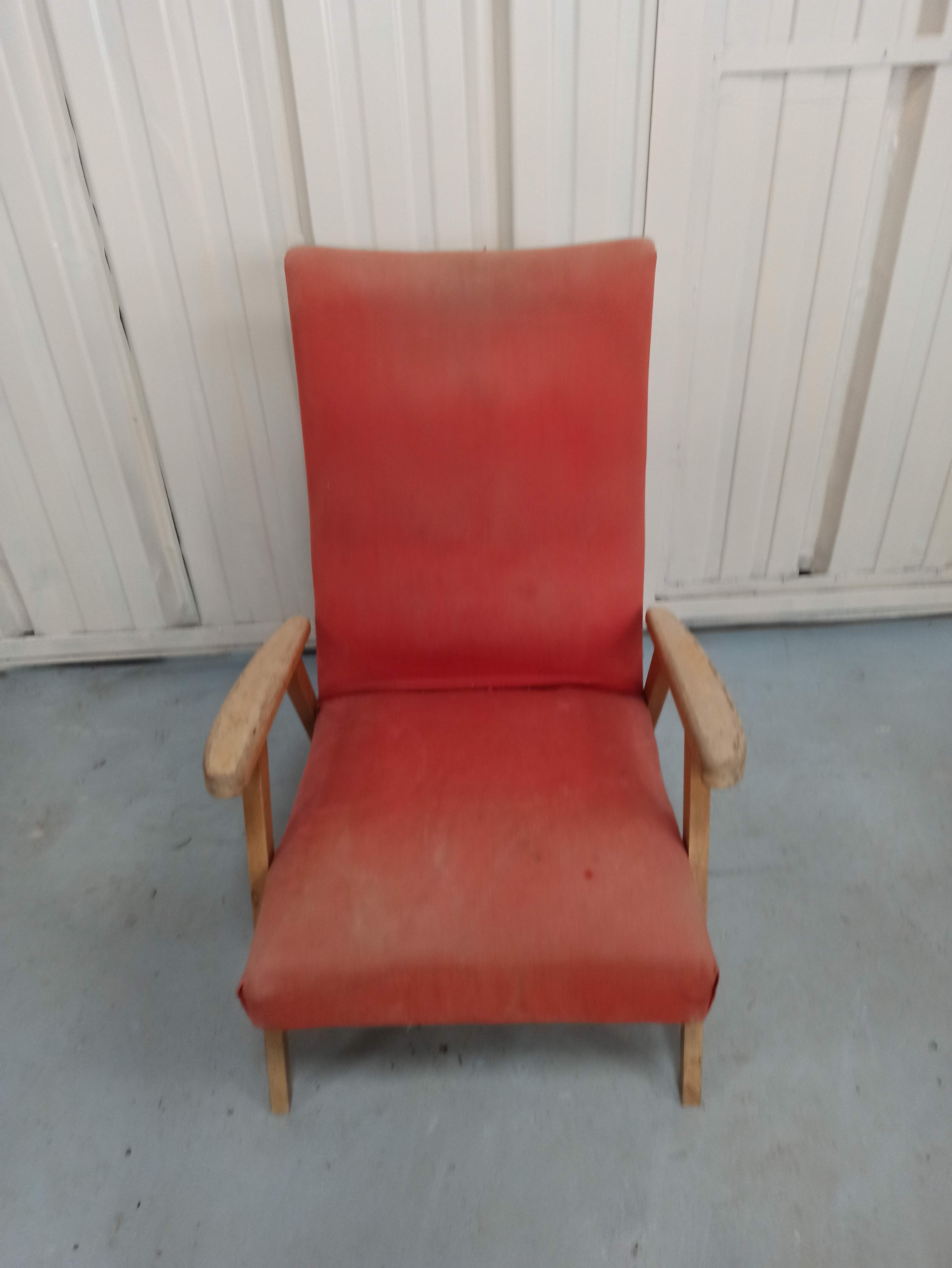 Set 3 armchairs compass feet