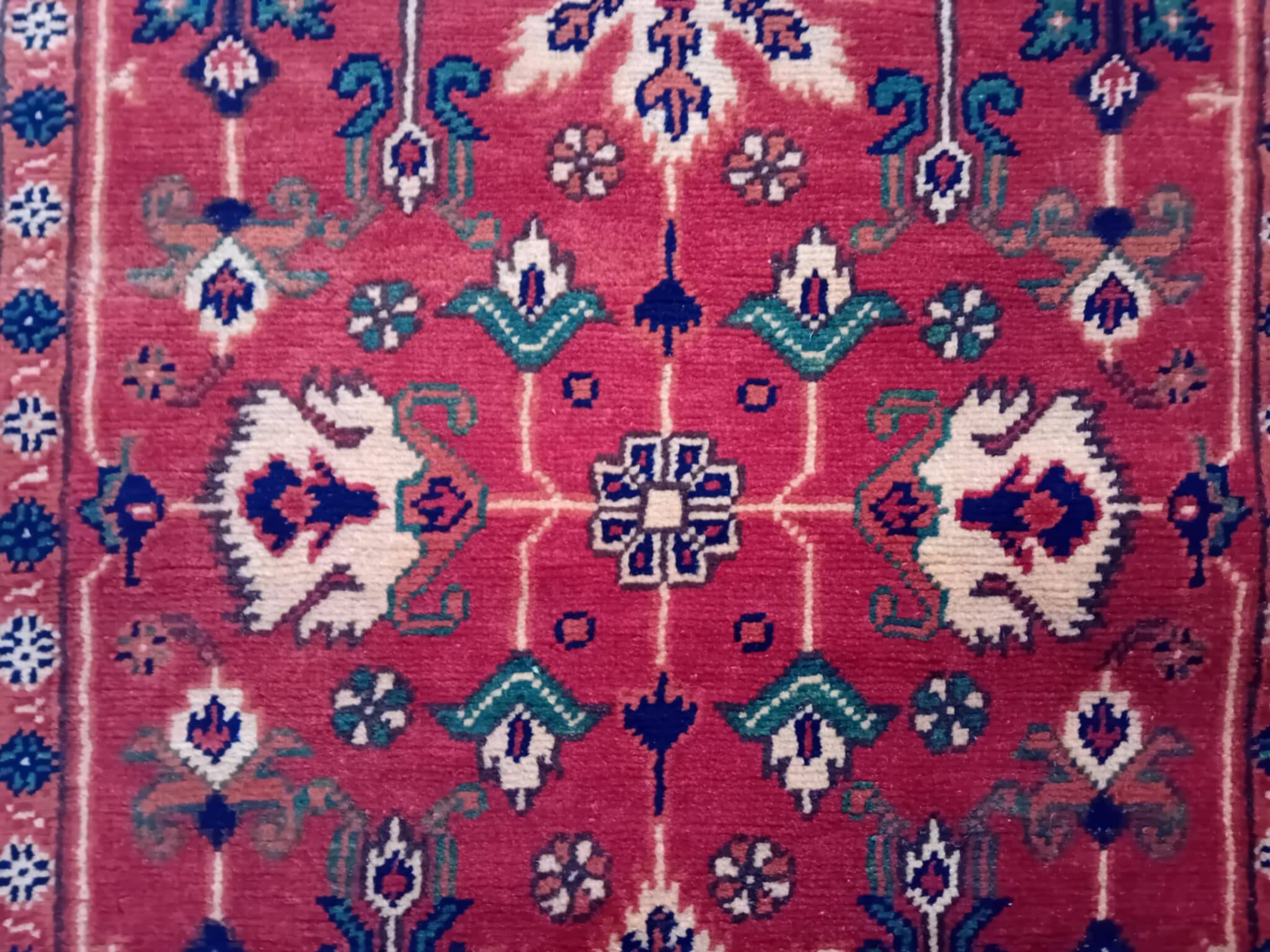 Handmade Pakistani Kazak Rug 128x85cm