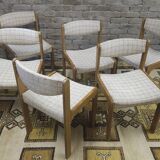 Set of 6 vintage chairs 1970