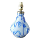 Pied de lampe vintage en verre de Murano