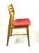 Six dining room chairs in dark polished wood, Danish design, 1960s