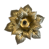 Ceiling lamp or wall lamp golden flower
