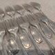 11 silver plated cake forks, goldsmith Orbrille Louis XVI