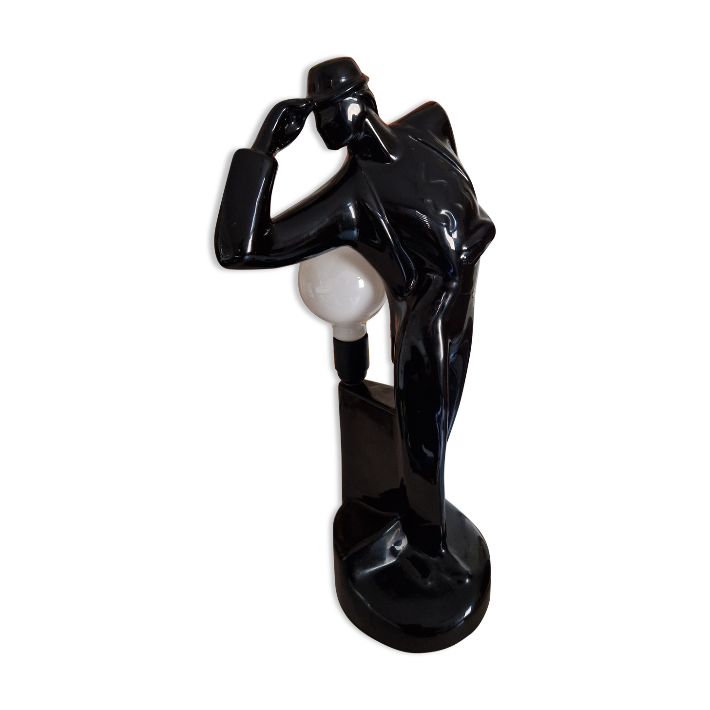 Ceramic lamp by VL Hollande 1970