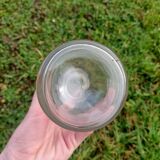 Set of 3 retro glass bottles