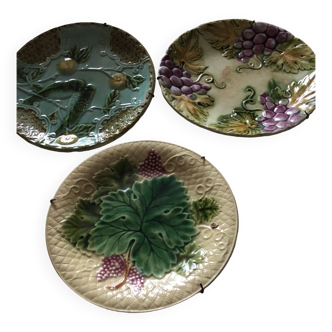 Assiettes émaux ombrés 1892