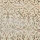 3x7 Brown Cream Floral Handmade Vintage Rug, 105x211Cm