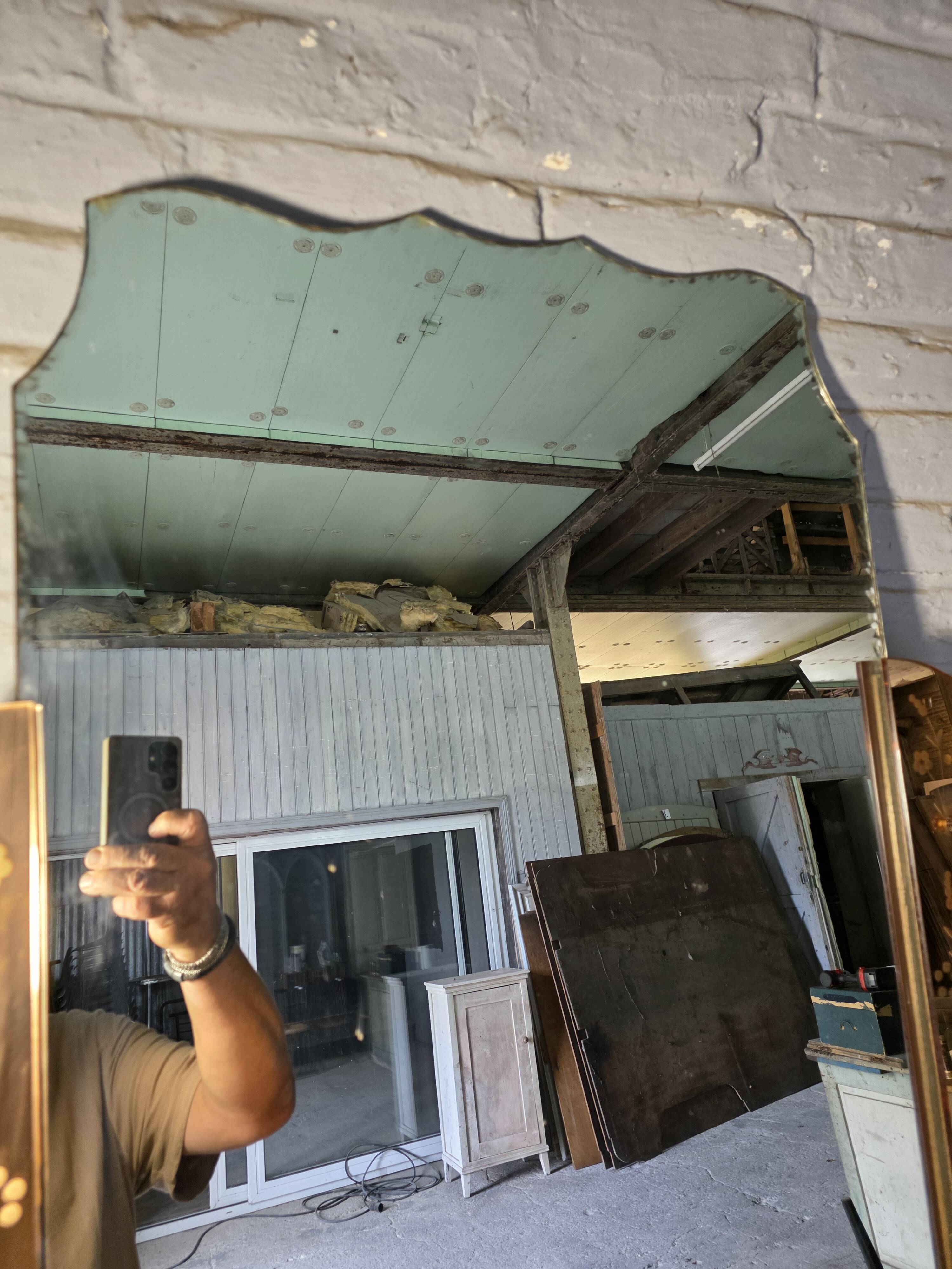 Venetian mirror Art Deco 1930s/40s