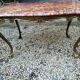 Table basse Louis XV marbre rose