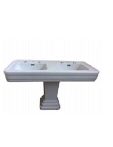 Double sink, rectangle, 3 steps