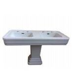 Double sink, rectangle, 3 steps