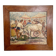 French Artist, Expressionist Scene, Oil Painting, 1941, Framed