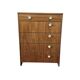 Vintage wooden drop-leaf cabinet / shoe cabinet