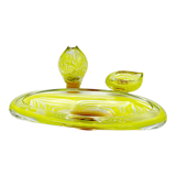 Art glass set, designed by Ivo Rozsypal, Crystalex, Czechoslovakia, 1960s