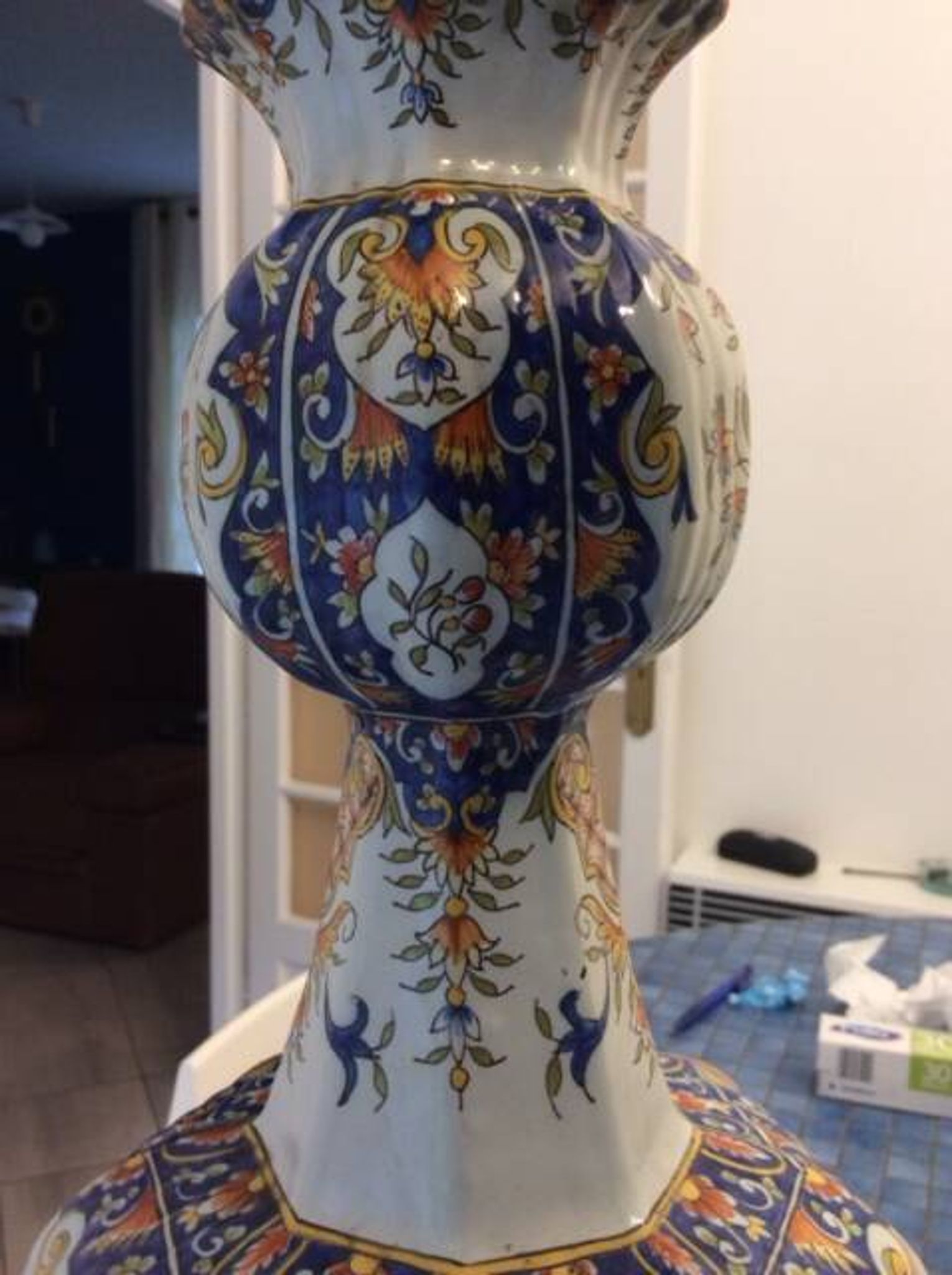 vase en faïence de Desvres