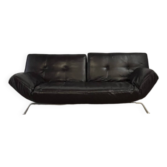 Smala leather sofa, Cinna, Design Pascal Mourgue