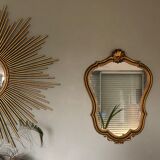 Baroque style mirror of the 70s - 62x46cm