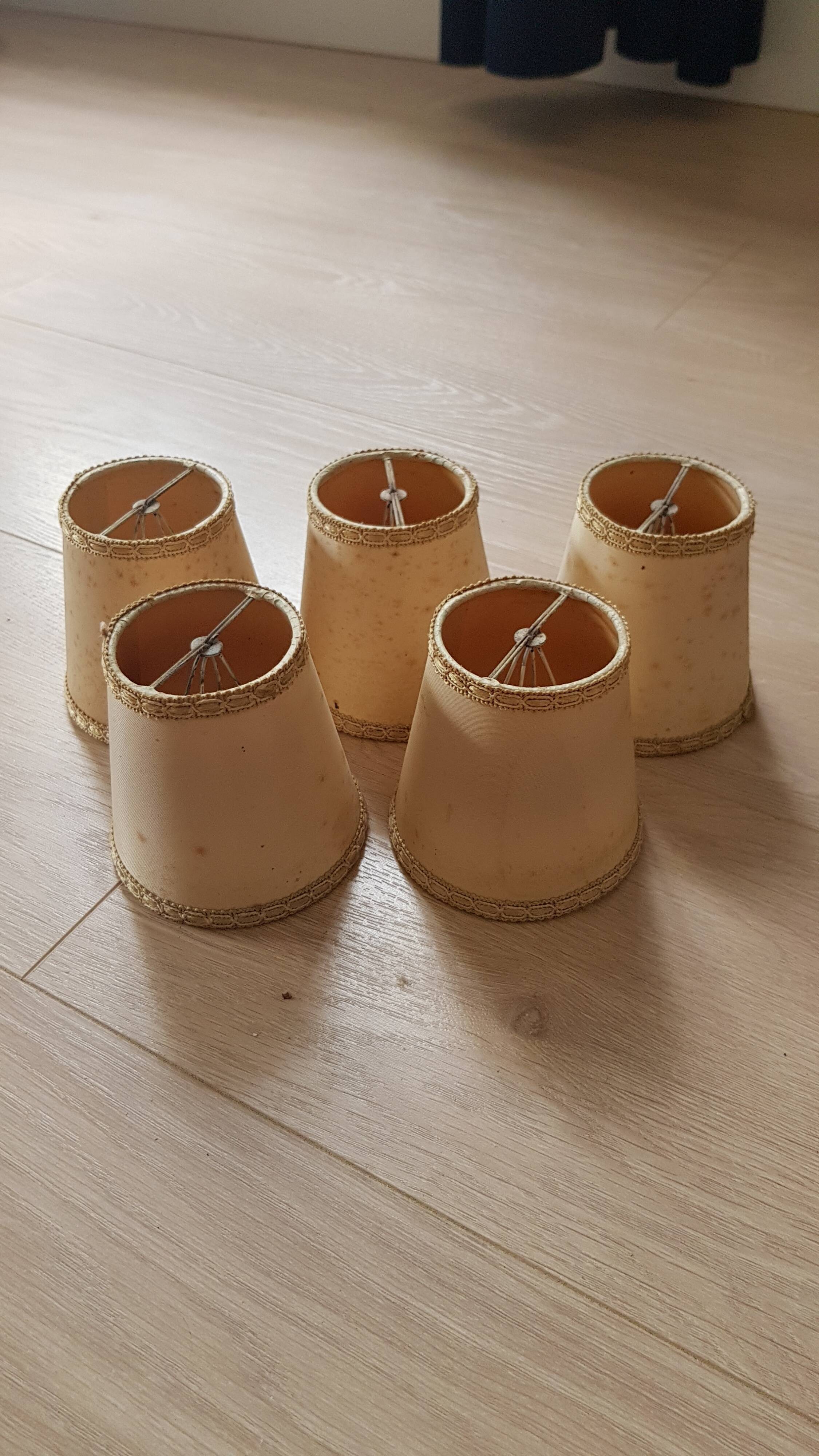 Lot petits abat-jours classique vintage