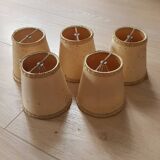 Lot small vintage classic lampshades