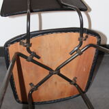 1960 metal tubing vinyl chair