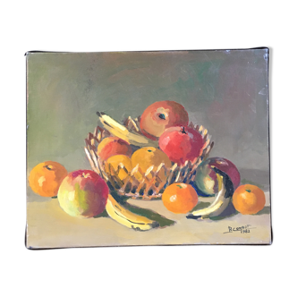 Fruit basket painting