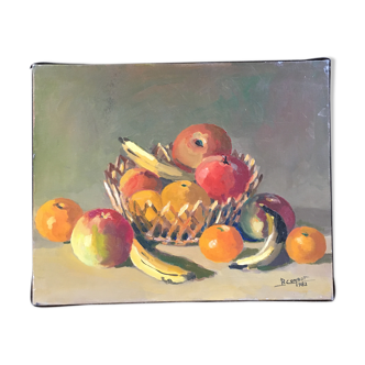 Tableau corbeille de fruits