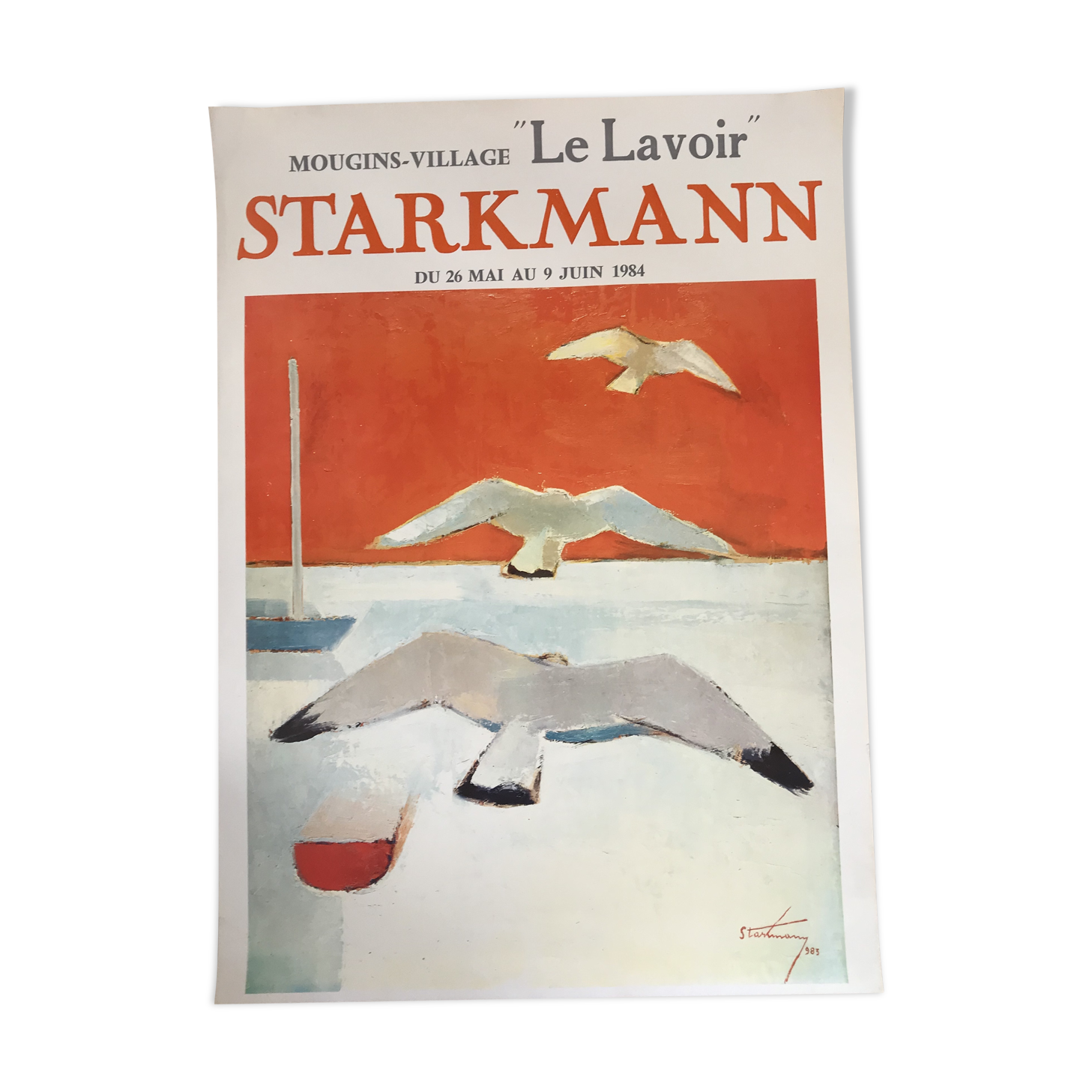 Starkmann exhibition poster 1984