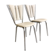 Restored vintage "petal" chairs