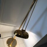 Vintage golden halogen lamppost