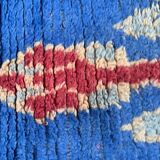 Small Moroccan Berber Rug, Authentic Boucherouite - coffee table rug