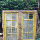 Window with 2 leaves and frame