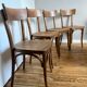Lot de 4 chaises bistrot Thonet