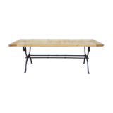 Bistro table in solid elm