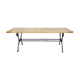 Bistro table in solid elm