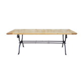 Bistro table in solid elm