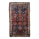 Handmade antique Persian Malayer rug 4.1' x 6.3' (125cm x 192cm) 1910s - 1B741