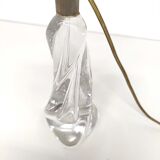 Molded glass lamp