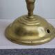 Gilded brass candlestick