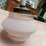 Chandelier, frosted glass ceiling light