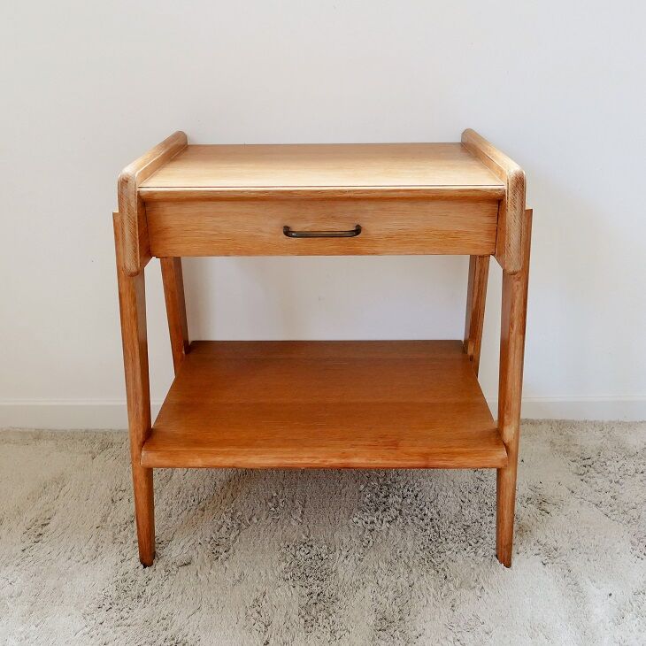 Pair of oak bedsides