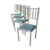 Set of four chairs, italy, 1970s