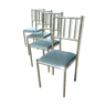 Set of four chairs, italy, 1970s